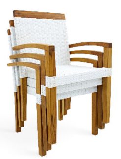 Alternative view of Corine Stacking Chair furniture