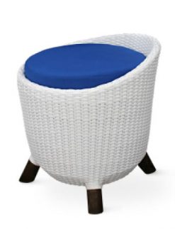 Barcelona rattan synthetic stool