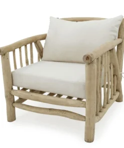Deka 1 seater teak branch furniture