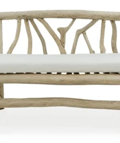 Dresden bench teak branch furniture