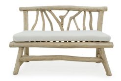 Dresden bench teak branch furniture