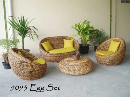 Ensemble de salon en rotin Lombok