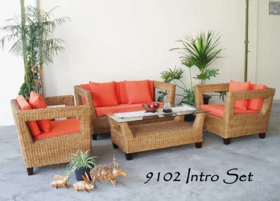 Maldives rattan living room set