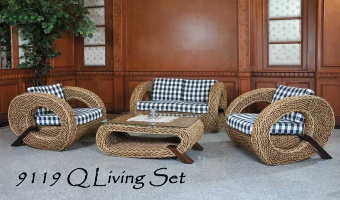 UAE rattan living room set