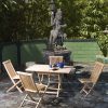 CLS 02 Classic Rectangular Folding Table Set 100x100