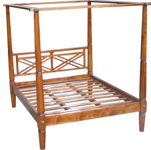 Java bed with canopy