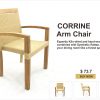 Corrine Arm Chair furniture Corrine Chair 100x100