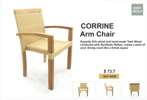 Corrine Arm Chair furniture