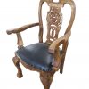 Demang Chair Black Leather 100x100