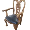 Demang Chair Black Leather furniture — Piguno Hospitality