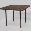 Eden Square Table Synthetic Rattan 75x100x100 100x100