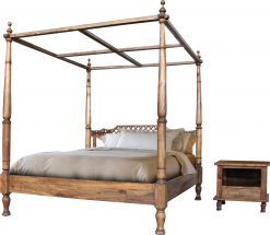 Sanur wooden bed set