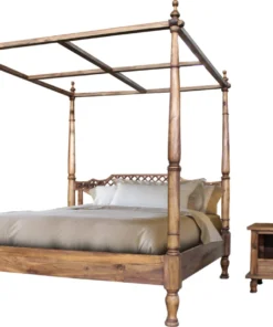 Sanur wooden bed set