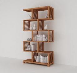 Girona wooden book rack