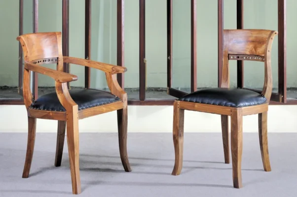 Italy Chair Black Leather