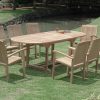 NJS 06 New Java Oval Ext Table Set 100x100