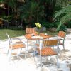 Oxford Stacking Chair And Mezzo Round Table 100x100