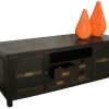 Jakarta TV stand furniture Ribery Buffet TV DARK 100x100