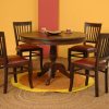 Round Table Dining Set 100x100