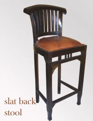 Slat Back barstool furniture