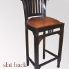 Slat Back Barstool 100x100