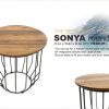 Abu dhabi table furniture Sonya Teak Round Table Medium 100x100