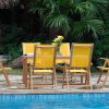 TBM01 Monica Recliner Rectangular Table Set 100x100