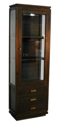 Tore Glass Display Cab. book racks