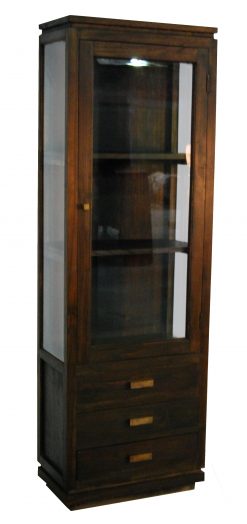 Tore Glass Display Cab. book racks