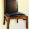 Valeria chair Black Leather — Piguno Hospitality