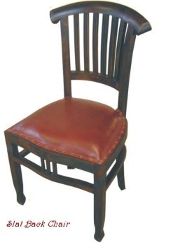 slat back chair furniture