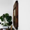 Teak Mirror 100x100