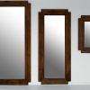 Teak Mirror Set 100x100