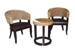 Duo rattan living set