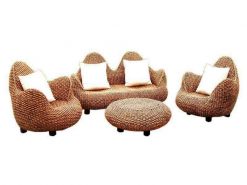 Kingsland rattan living set