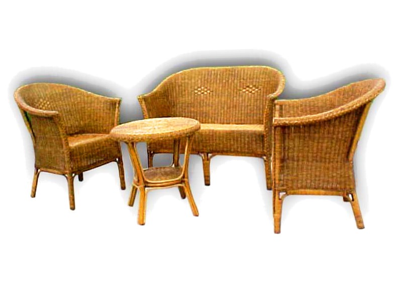 Choang rattan living set