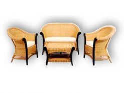 Ernest rattan living set
