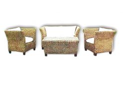Bahary rattan living set
