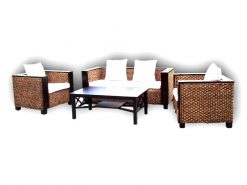 Columbia rattan living set