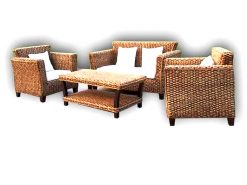 Panama rattan living set