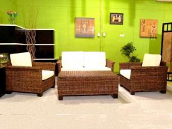 Beverly rattan living set