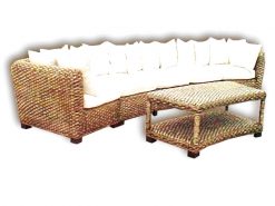Khatulistiwa rattan living set