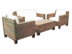 Erlina rattan living set