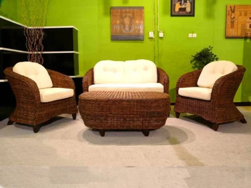 Veranda rattan living set