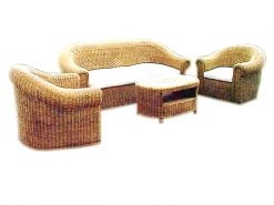 Malvinas rattan living set