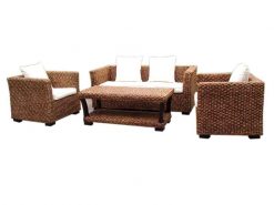 Athena rattan living set