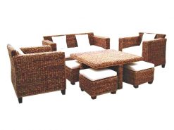 Boston rattan living set