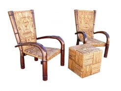 Pedro rattan living set