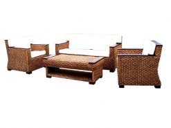 Napoli rattan living set with New Table