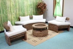 Lingkar rattan living set